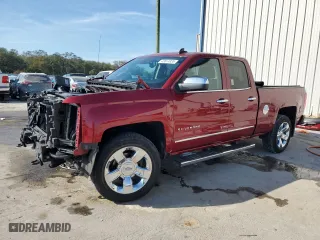 2018 Chevrolet Silverado 1500 LTZ with VIN 1GCVKSEC7JZ217380, listed as a Copart auction lot 43614935 with 0 mi miles and Salvage Title. Bid and sale history available at carsss.com. Image 1.