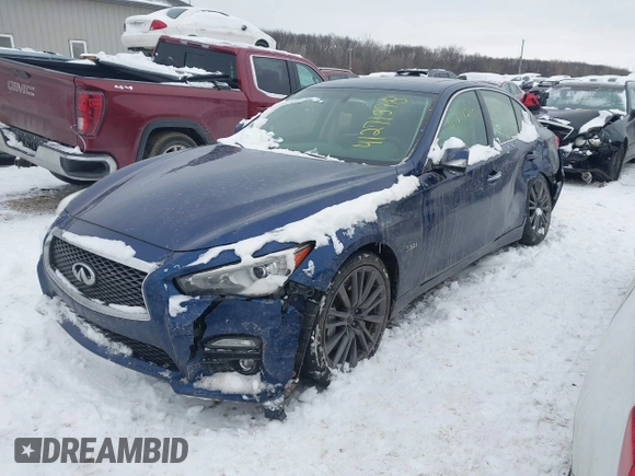 2016 Infiniti Q50 Red Sport 400 с VIN JN1FV7AR9GM452066, выставлен на аукционе IAAI как лот 41271398 с пробегом 95 249 миль миль и . История ставок и продаж доступна на DreamBid. Изображение 16.