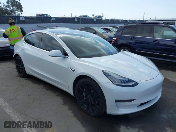 2020 Tesla Model 3 Long Range with VIN 5YJ3E1EB9LF795246, listed as a IAAI auction lot 41895750 with 163,061 mi miles and . Bid and sale history available at DreamBid. Image 1.