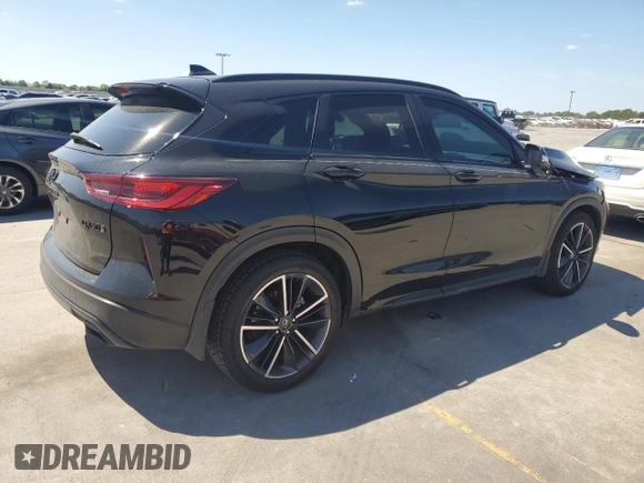 2023 Infiniti QX50 Sport with VIN 3PCAJ5FA4PF119678, listed as a Copart auction lot 72553294 with 10,576 mi miles and Salvage title. Bid and sale history available at DreamBid. Image 3.