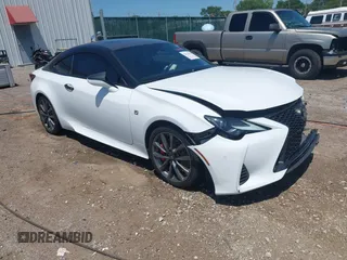 2021 Lexus RC 300 F Sport with VIN JTHGA5BC8M5011173, listed as a IAAI auction lot 42536142 with 51,113 mi miles and . Bid and sale history available at DreamBid. Image 1.