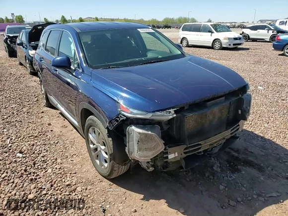 2020 Hyundai Santa Fe SE with VIN 5NMS23AD8LH161853, listed as a Copart auction lot 49668585 with 130,030 mi miles and Salvage Title. Bid and sale history available at carsss.com. Image 12.