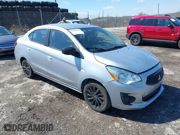 2020 Mitsubishi Mirage SE with VIN ML32F4FJ6LHF01842, listed as a IAAI auction lot 41869199 with 40,197 mi miles and . Bid and sale history available at DreamBid. Image 1.