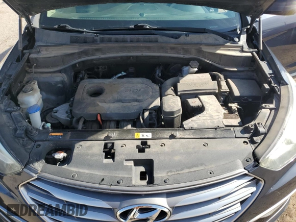 2017 Hyundai Santa Fe 2.4L with VIN 5NMZU3LB5HH012795, listed as a Copart auction lot 58503135 with 85,531 mi miles and Salvage title. Bid and sale history available at DreamBid. Image 11.