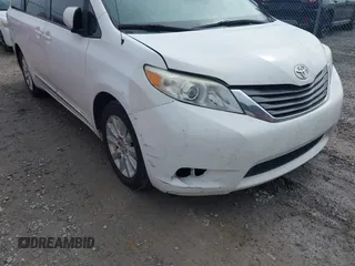 2011 Toyota Sienna XLE with VIN 5TDDK3DC3BS029395, listed as a IAAI auction lot 41715459 with 235,772 mi miles. Bid and sale history available at carsss.com. Image 6.