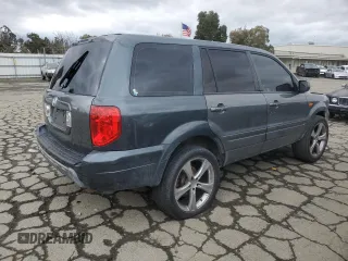 2005 Honda Pilot LX with VIN 2HKYF18155H525957, listed as a Copart auction lot 43411845 with Not provided miles and Salvage title. Bid and sale history available at DreamBid. Image 3.