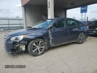 2016 Subaru Legacy 2.5i Limited with VIN 4S3BNAN60G3035997, listed as a Copart auction lot 50900065 with 156,660 mi miles and Salvage Title. Bid and sale history available at carsss.com. Image 1.