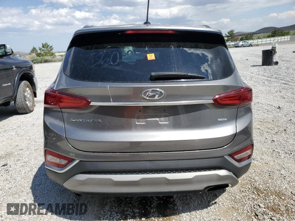 2019 Hyundai Santa Fe SE with VIN 5NMS2CAD9KH010261, listed as a Copart auction lot 59548605 with 139,268 mi miles and Salvage title. Bid and sale history available at DreamBid. Image 6.