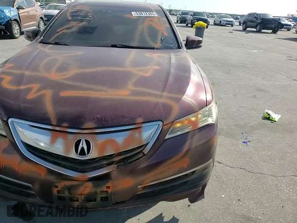 2015 Acura TLX V6 Tech with VIN 19UUB2F50FA022143, listed as a Copart auction lot 53812365 with 162,764 mi miles and Salvage Title. Bid and sale history available at carsss.com. Image 13.