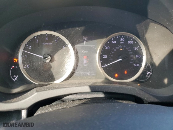 2015 Lexus IS 250 with VIN JTHBF1D25F5070600, listed as a Copart auction lot 46471495 with 103,243 mi miles and Salvage Title. Bid and sale history available at carsss.com. Image 9.