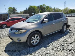 2009 Nissan Murano SL with VIN JN8AZ18W29W139280, listed as a Copart auction lot 53636955 with 142,405 mi miles and Salvage Title. Bid and sale history available at DreamBid. Image 1.