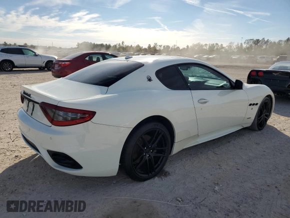 2018 Maserati GranTurismo Sport с VIN ZAM45VLA9J0270099, выставлен на аукционе Copart как лот 80519974 с пробегом 31 938 миль миль и Списание • Salvage title. История ставок и продаж доступна на DreamBid. Изображение 3.