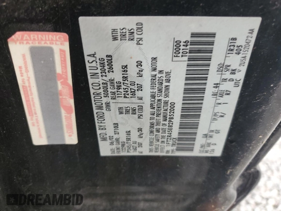 2002 Ford Ranger XL Fleet with VIN 1FTZR45E82PB52000, listed as a Copart auction lot 55666335 with 102,635 mi miles and Clean Title. Bid and sale history available at DreamBid. Image 12.