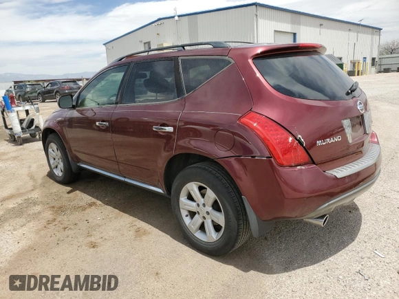 2007 Nissan Murano S z VIN JN8AZ08T67W507215, wystawiony jako Copart lot #56921305 z przebiegiem 101 726 mil mil oraz Czysty tytuł • Clean title. Historia ofert i sprzedaży dostępna na DreamBid. Obrazek 2.