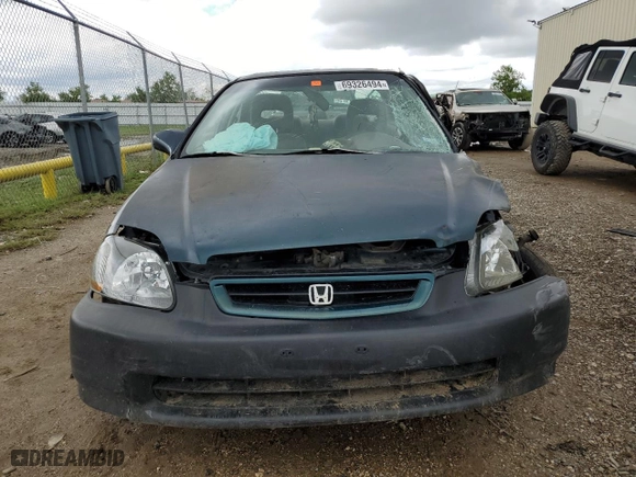 1997 Honda Civic EX with VIN 1HGEJ8246VL040351, listed as a Copart auction lot 69326494 with 279,254 mi miles and Salvage Title. Bid and sale history available at carsss.com. Image 5.