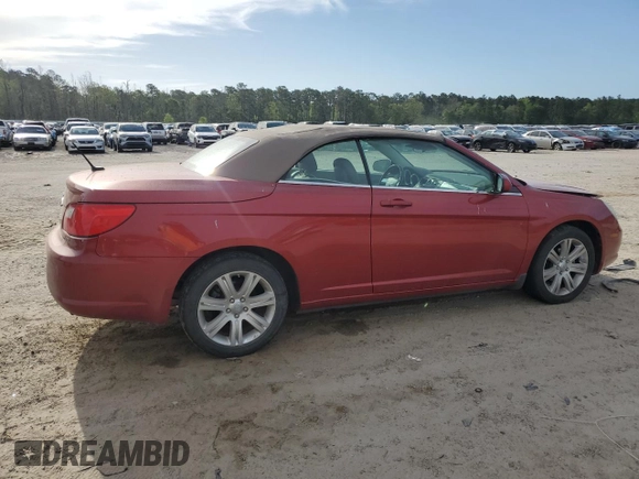 2010 Chrysler Sebring Touring z VIN 1C3BC5ED6AN130107, wystawiony jako Copart lot #51838135 z przebiegiem 85 892 mil mil oraz Szkoda całkowita • Salvage title. Historia ofert i sprzedaży dostępna na DreamBid. Obrazek 3.