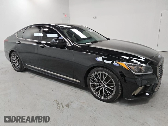 2018 Genesis G80 Sport with VIN KMHGN4JB9JU223084, listed as a Copart auction lot 51990895 with 68,791 mi miles and Clean title. Bid and sale history available at DreamBid. Image 4.