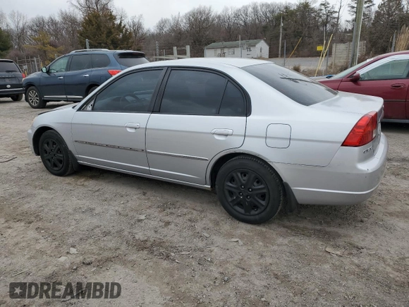 2003 Honda Civic EX with VIN 2HGES25713H550231, listed as a Copart auction lot 46478485 with 210,039 mi miles and Salvage Title. Bid and sale history available at DreamBid. Image 2.