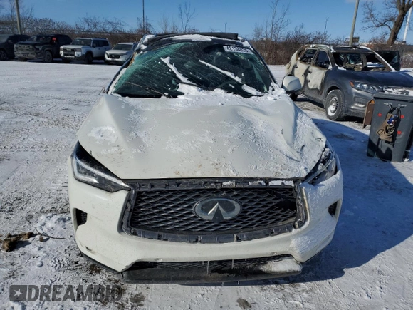 2020 Infiniti QX50 Luxe with VIN 3PCAJ5M33LF114454, listed as a Copart auction lot 42138825 with 83,663 mi miles and Non repairable. Bid and sale history available at DreamBid. Image 5.