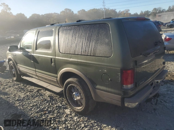 2001 Ford Excursion Limited с VIN 1FMNU42L91EA78236, выставлен на аукционе Copart как лот 77689664 с пробегом 228 761 миль миль и Чистый • Clean title. История ставок и продаж доступна на DreamBid. Изображение 2.