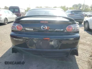 2004 Mazda RX-8 with VIN JM1FE17N140123752, listed as a Copart auction lot 70635584 with 119,249 mi miles and Salvage Title. Bid and sale history available at carsss.com. Image 6.