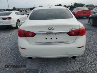 2014 Infiniti Q50 Hybrid Premium with VIN JN1AV7AP0EM692306, listed as a Copart auction lot 63067025 with 83,452 mi miles and Clean title. Bid and sale history available at DreamBid. Image 6.