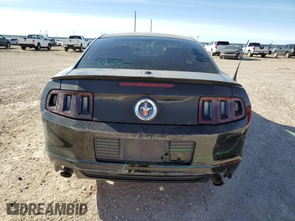 2014 Ford Mustang V6 with VIN 1ZVBP8AM2E5252361, listed as a Copart auction lot 50242705 with 162,829 mi miles and Salvage Title. Bid and sale history available at carsss.com. Image 6.