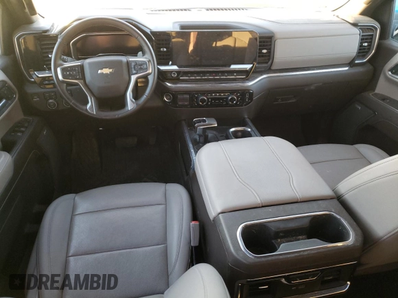 2024 Chevrolet Silverado 1500 LTZ with VIN 1GCUDGE8XRZ155256, listed as a Copart auction lot 79850884 with 33,328 mi miles and Salvage Title. Bid and sale history available at DreamBid. Image 8.