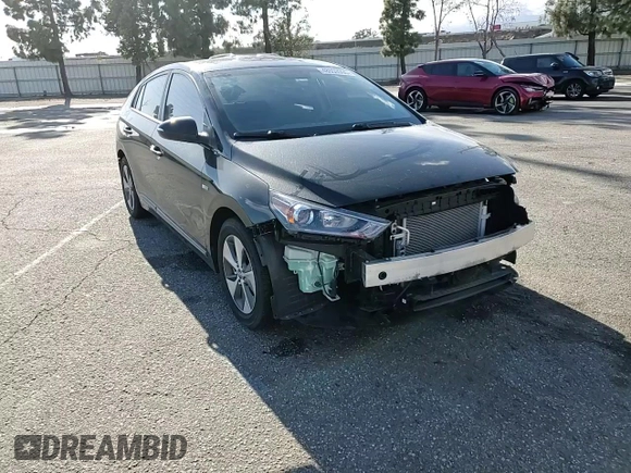 2019 Hyundai Ioniq with VIN KMHC75LH6KU044387, listed as a Copart auction lot 48553905 with 53,533 mi miles and Salvage Title. Bid and sale history available at DreamBid. Image 10.