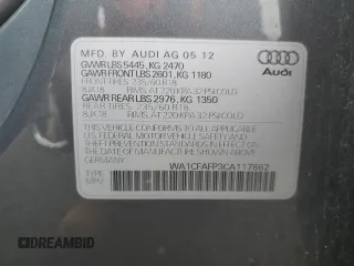 2012 Audi Q5 2.0T Premium with VIN WA1CFAFP3CA117862, listed as a Copart auction lot 51807805 with 131,013 mi miles and Clean Title. Bid and sale history available at carsss.com. Image 13.