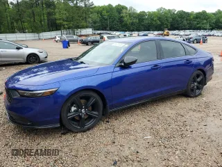 2024 Honda Accord Sport-L with VIN 1HGCY2F79RA038129, listed as a Copart auction lot 56375535 with 8,821 mi miles and Salvage title. Bid and sale history available at DreamBid. Image 1.