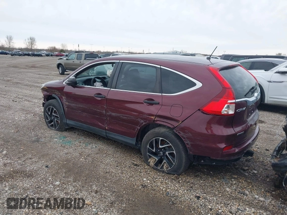 2016 Honda CR-V SE with VIN 2HKRM4H43GH660332, listed as a IAAI auction lot 41229358 with 108,833 mi miles and . Bid and sale history available at carsss.com. Image 3.
