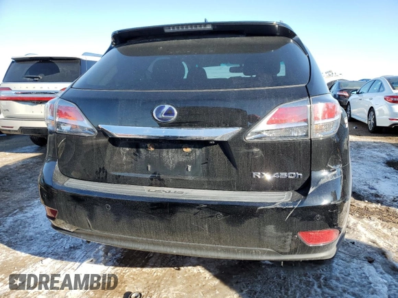 2015 Lexus RX 450h with VIN 2T2BC1BA0FC004281, listed as a Copart auction lot 45388265 with 144,936 mi miles and Salvage Title. Bid and sale history available at DreamBid. Image 6.