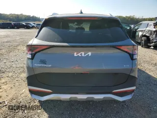 2025 Kia Sportage EX with VIN 5XYK3CDFXSG249404, listed as a Copart auction lot 78499044 with 1,504 mi miles and Salvage Title. Bid and sale history available at carsss.com. Image 6.