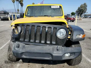 2020 Jeep Wrangler Unlimited Sport S с VIN 1C4HJXDG1LW189677, выставлен на аукционе Copart как лот 62716145 с пробегом 69 624 миль миль и Списание • Salvage title. История ставок и продаж доступна на DreamBid. Изображение 5.