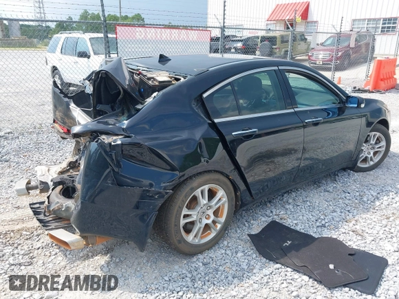 2009 Acura TL Tech with VIN 19UUA86509A003246, listed as a IAAI auction lot 37580325 with 1 mi miles. Bid and sale history available at carsss.com. Image 4.