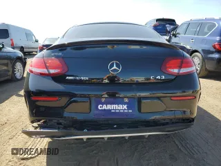 2017 Mercedes-Benz C 43 AMG with VIN WDDWJ6EB4HF539479, listed as a Copart auction lot 52862275 with 80,406 mi miles and Clean Title. Bid and sale history available at carsss.com. Image 6.