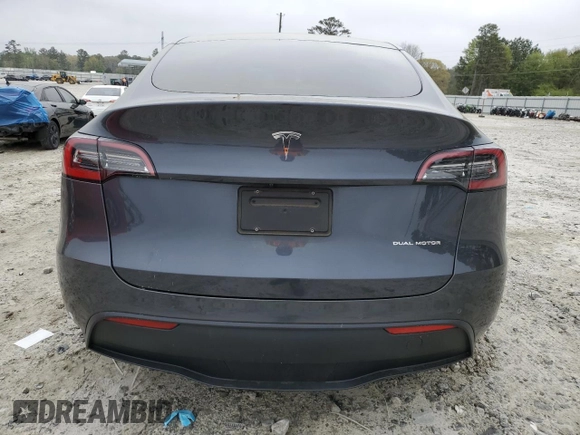 2021 Tesla Model Y Long Range z VIN 5YJYGDEE0MF254020, wystawiony jako Copart lot #51666865 z przebiegiem 25 805 mil mil oraz Szkoda całkowita • Salvage title. Historia ofert i sprzedaży dostępna na DreamBid. Obrazek 6.
