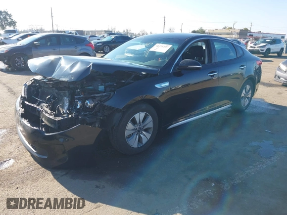 2018 Kia Optima Hybrid Premium with VIN KNAGT4LE7J5023233, listed as a IAAI auction lot 41276207 with 152,381 mi miles. Bid and sale history available at carsss.com. Image 17.