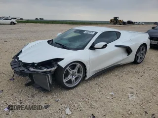 2024 Chevrolet Corvette 2LT z VIN 1G1YB2D49R5102749, wystawiony jako Copart lot #55529625 z przebiegiem 11 606 mil mil oraz Szkoda całkowita • Salvage title. Historia ofert i sprzedaży dostępna na DreamBid. Obrazek 1.