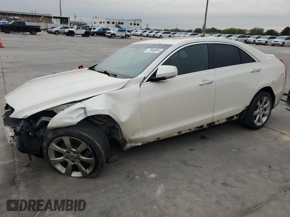 2014 Cadillac ATS Luxury RWD with VIN 1G6AB5RXXE0107482, listed as a Copart auction lot 77848694 with 143,278 mi miles and Salvage Title. Bid and sale history available at carsss.com. Image 1.