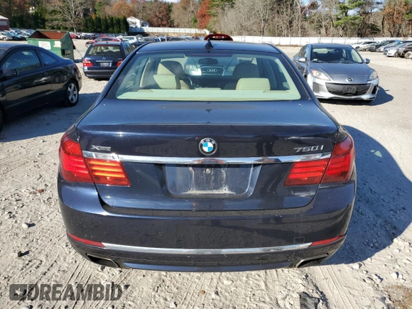 2014 BMW 7 Series 750i xDrive with VIN WBAYB6C55ED224806, listed as a Copart auction lot 79200434 with 167,826 mi miles and Clean Title. Bid and sale history available at carsss.com. Image 6.