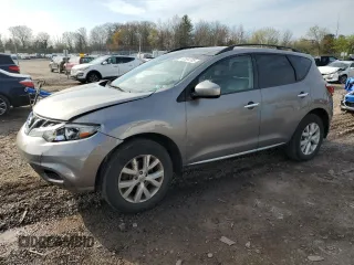 2011 Nissan Murano SV with VIN JN8AZ1MW9BW166679, listed as a Copart auction lot 52554785 with 217,645 mi miles and Salvage Title. Bid and sale history available at carsss.com. Image 1.