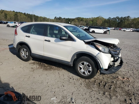 2013 Honda CR-V LX with VIN 5J6RM3H33DL032662, listed as a Copart auction lot 50688545 with 130,424 mi miles and Salvage Title. Bid and sale history available at carsss.com. Image 4.