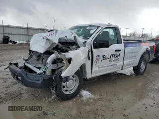 2023 Ford F-150 XL with VIN 1FTMF1CBXPKD85858, listed as a Copart auction lot 49248355 with 26,742 mi miles and Salvage Title. Bid and sale history available at carsss.com. Image 1.