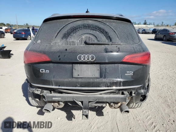 2016 Audi Q5 Premium Plus with VIN WA1CVAFP0GA020630, listed as a Copart auction lot 87548265 with 165,183 mi miles and Salvage title. Bid and sale history available at DreamBid. Image 6.