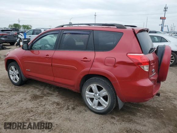 2007 Toyota RAV4 Sport with VIN JTMBK32V475036588, listed as a Copart auction lot 59397385 with 263,761 mi miles and Salvage title. Bid and sale history available at DreamBid. Image 2.