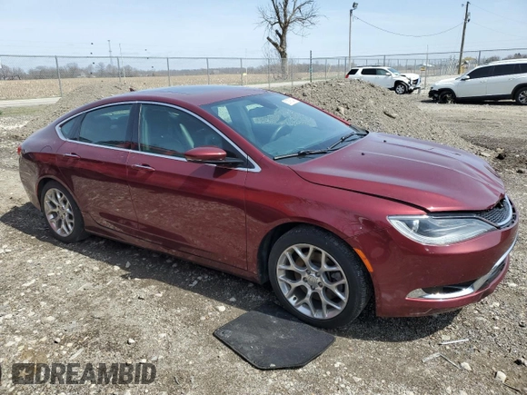 2015 Chrysler 200 C z VIN 1C3CCCEGXFN610676, wystawiony jako Copart lot #50576045 z przebiegiem 183 912 mil mil oraz Tytuł czysty. Historia ofert i sprzedaży dostępna na DreamBid. Obrazek 4.