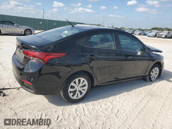 2022 Hyundai Accent SE with VIN 3KPC24A61NE182565, listed as a Copart auction lot 53781655 with Not Provided miles and Salvage Title. Bid and sale history available at DreamBid. Image 3.