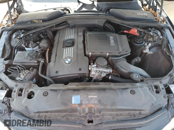 2008 BMW 5 Series 535i with VIN WBANW135X8CZ75971, listed as a Copart auction lot 52497715 with 61,050 mi miles and Salvage Title. Bid and sale history available at carsss.com. Image 11.